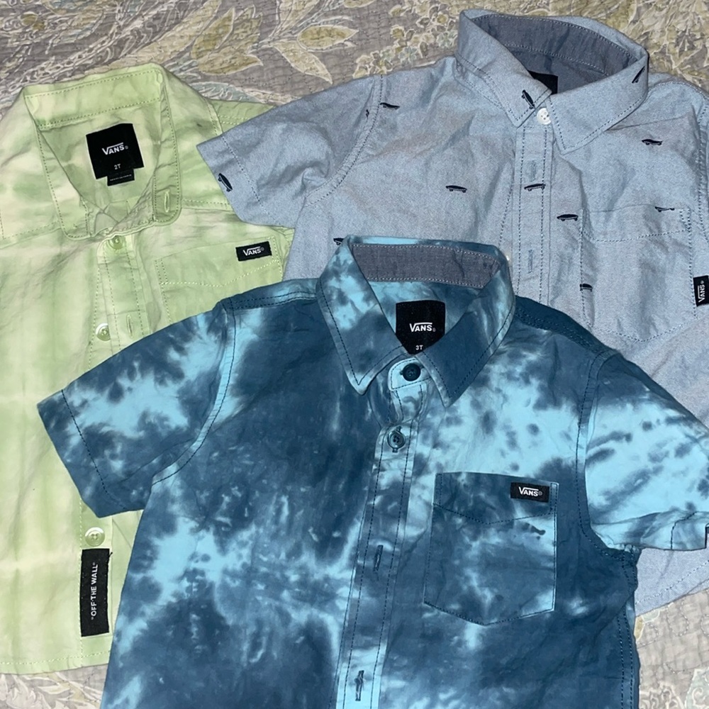 Toddler Vans Button-Up Bundle